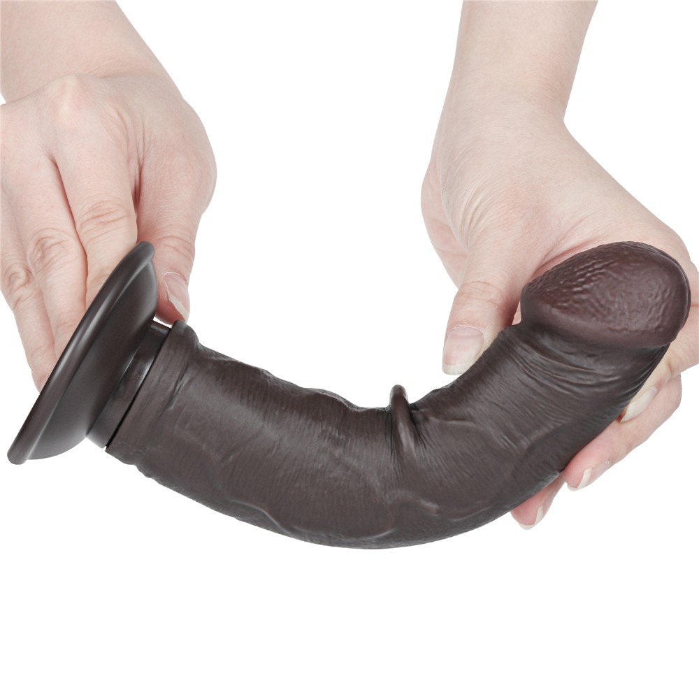 Sliding Hareketli Dış Yüzey Özel Seri Ultra Yumuşak 20 Cm Realistik Penis