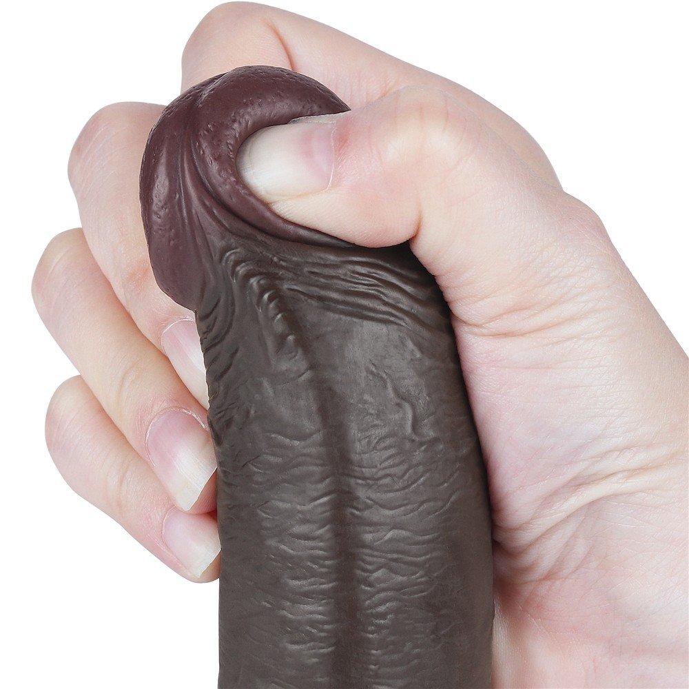 Lovetoy Hareketli Dış Yüzey Özel Seri Ultra Yumuşak 22 Cm Realistik Dildo