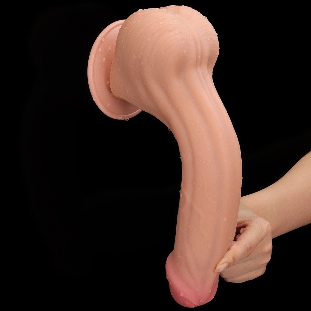 Lovetoy King Size Hareketli Dış Yüzey Özel Seri Ultra Yumuşak 29 Cm Realistik Penis