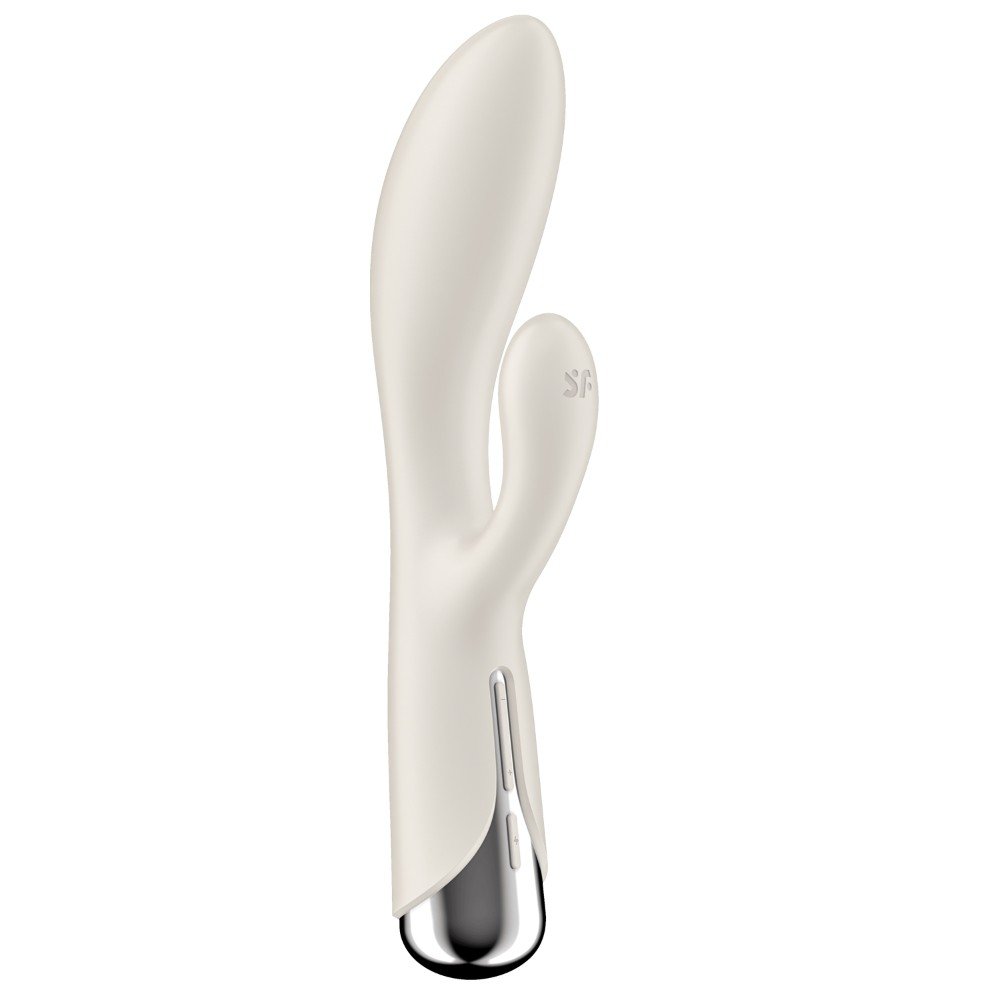 Satisfyer Spinning Döner Başlıklı Rabbit Vibratör Bej