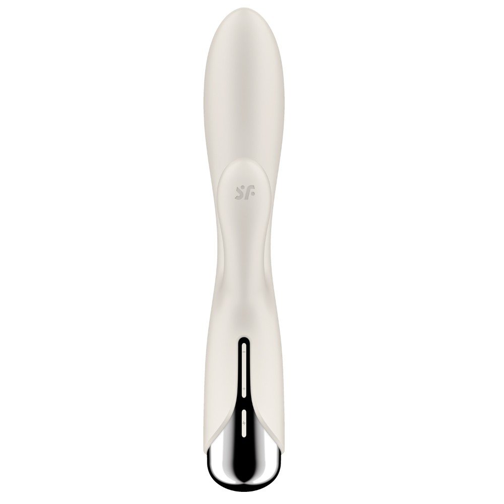 Satisfyer Spinning Döner Başlıklı Rabbit Vibratör Bej