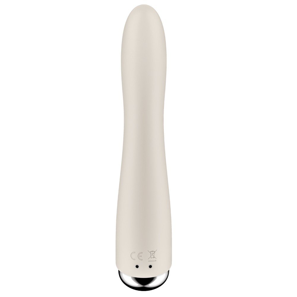 Satisfyer Spinning Vibe Oynar Başlı Uyarıcı Vibratör Bej