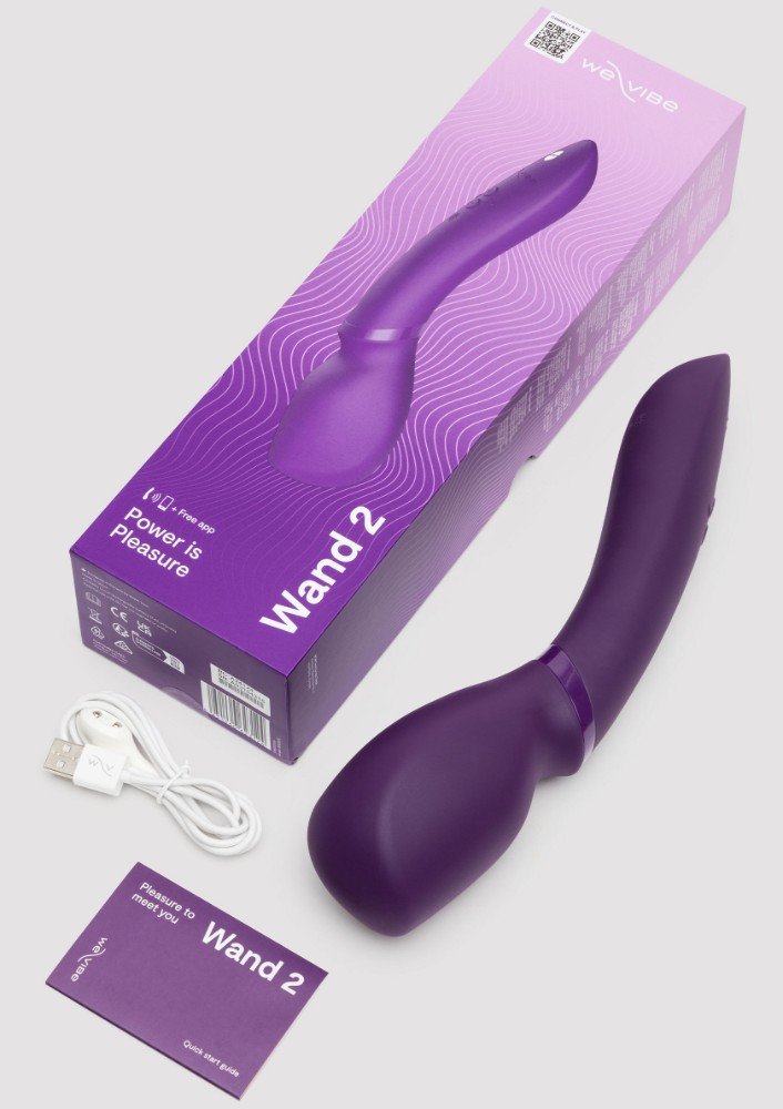 We-Vibe Wand 2 Akıllı Telefon Kontrol Ultra Güçlü Masaj Vibratör