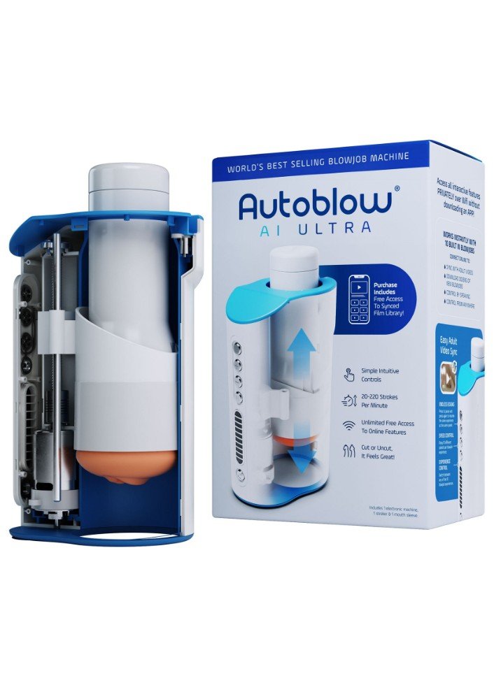 Autoblow AI Ultra Otomatik Mükemmel Oral Seks Robotu