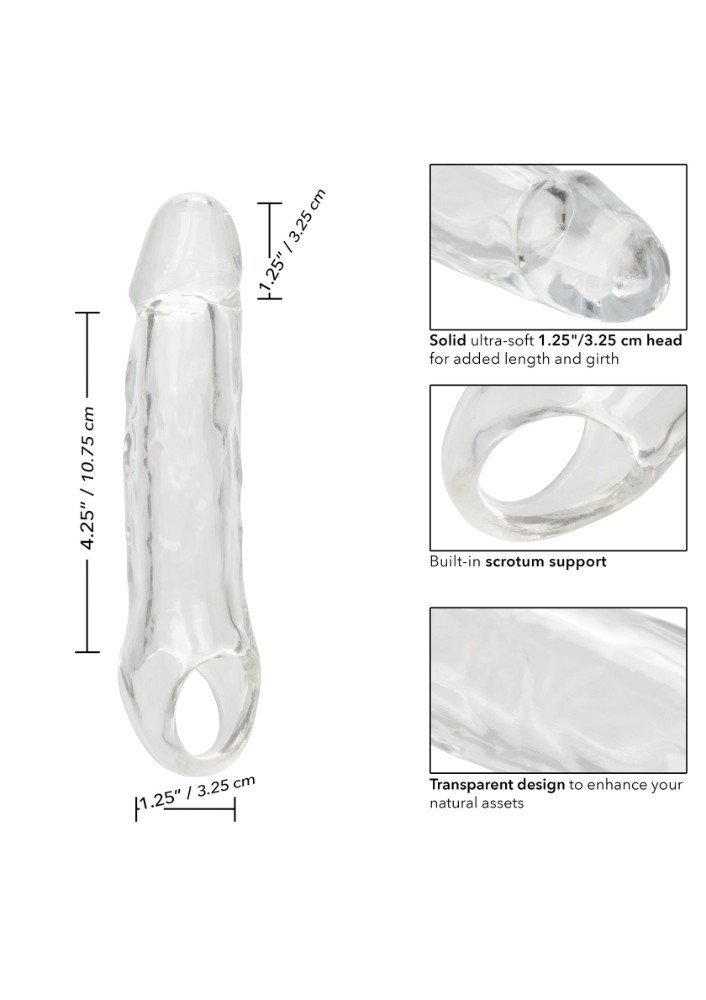 CalExotics Performance Maxx Clear Extension 17 Cm Penis Kılıfı