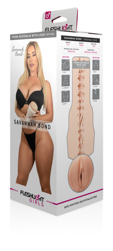 Fleshlight Girls Savannah Bond From Australia with love Masturbator