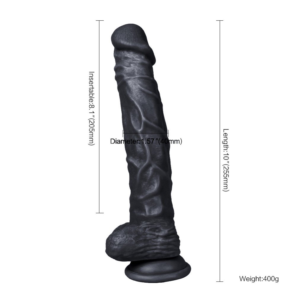 Dildo Series Knight 25 Cm Realistik Dev Zenci Penis