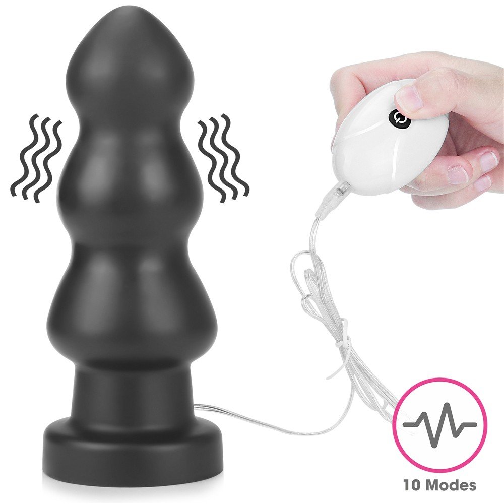 Lovetoy Anal Rigger 20 Cm 10 Modlu Titreşimli Büyük Anal Plug-LV120117