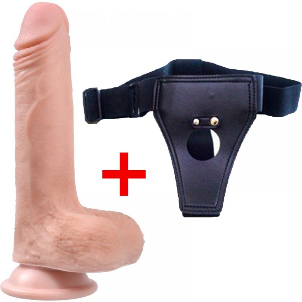 Ultra Yumuşak Silikon Serisi Özel Çift Katmanlı 18 Cm Takma Penis