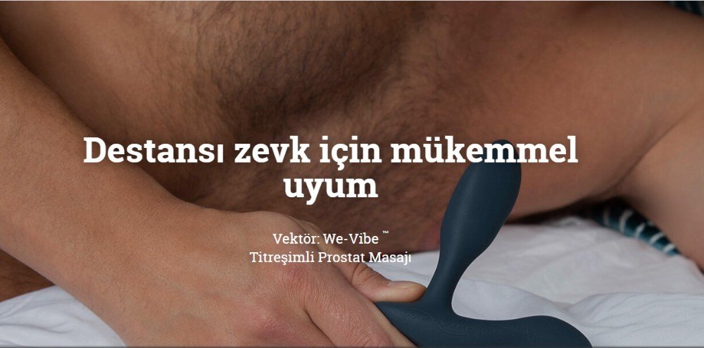 We-Vibe Vektör Akıllı Telefon Uyumlu Prostat Masaj Vibratörü