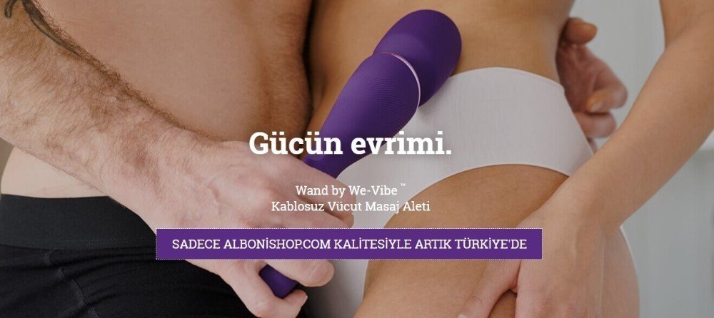 We-Vibe Wand Akıllı Telefon Kontrol Ultra Güçlü Masaj Vibratör (Kutusuz Sıfır Ürün)