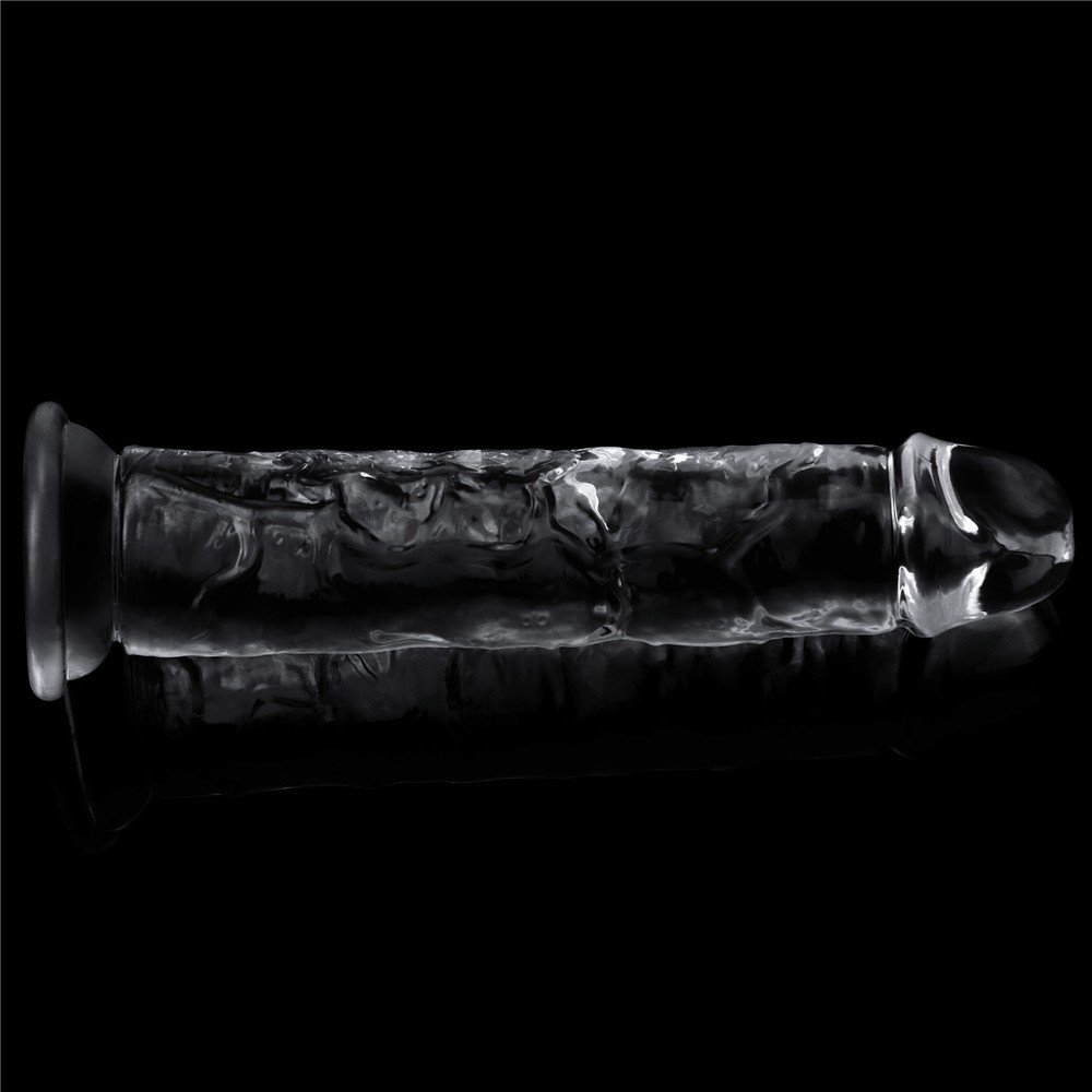 Lovetoy Flawless Clear Anal ve Vajinal 18 Cm Yumuşak Şeffaf Jel Dildo