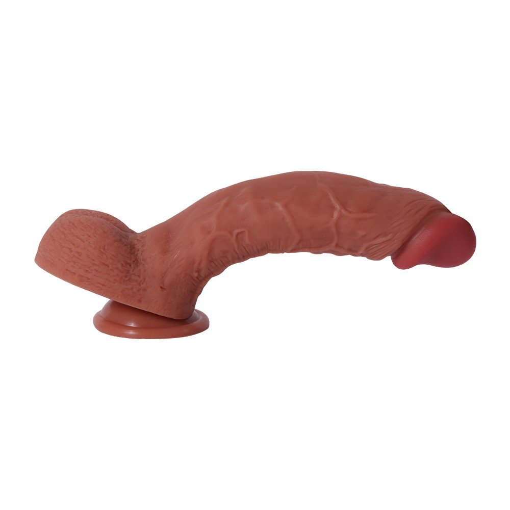 Sptc 24 Cm Çift Katmanlı Ultra Yumuşak Belden Bağlamalı Penis	