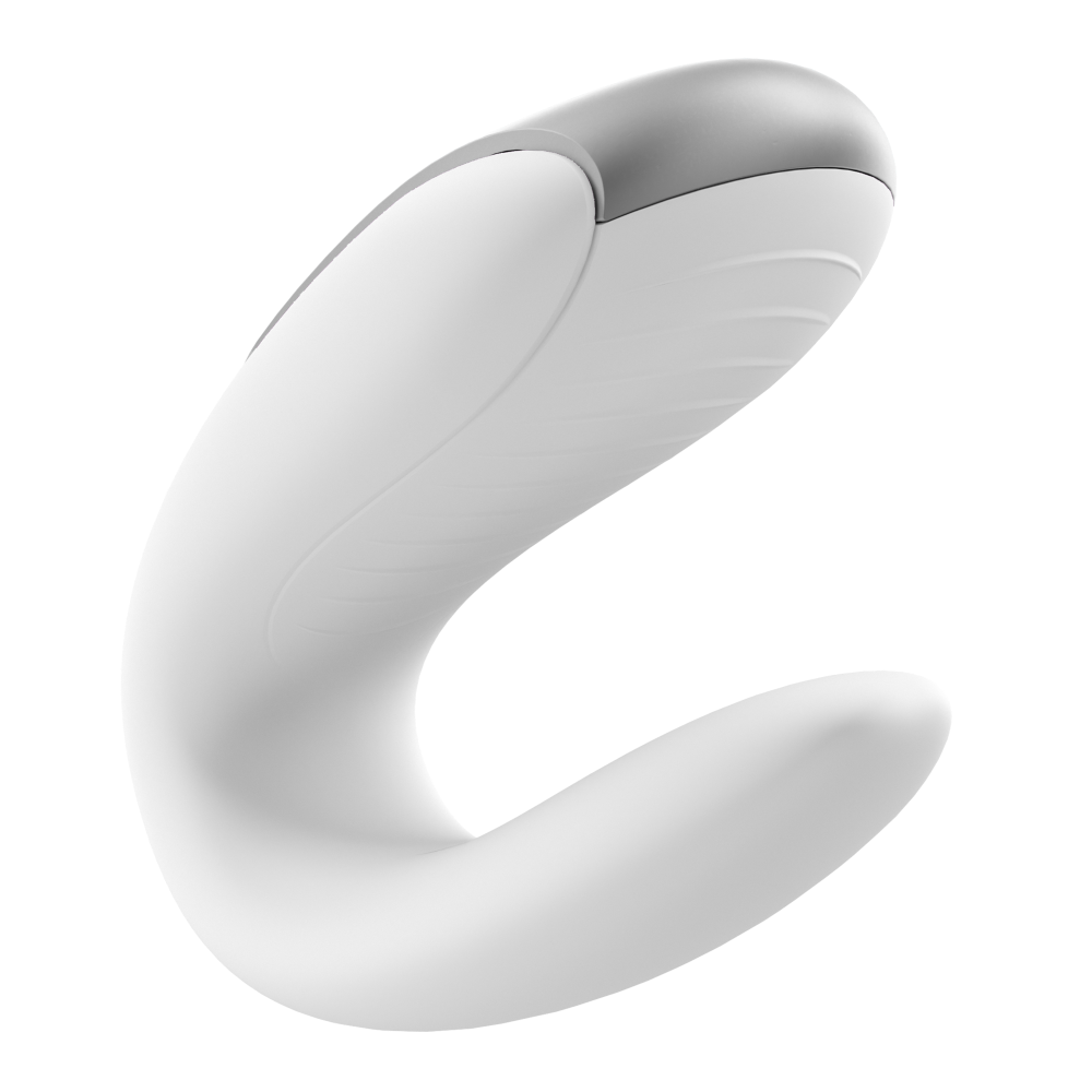 Satisfyer Double Fun White Kumandalı ve Telefon Kontrollü Çiftlere Özel Vibratör