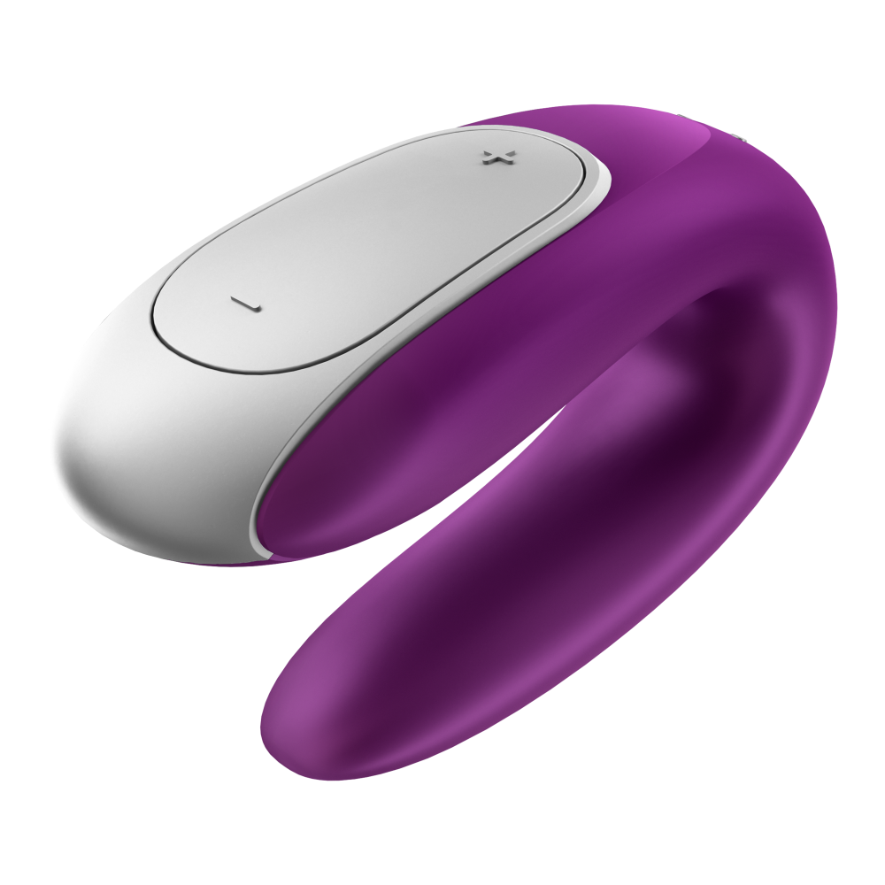 Satisfyer Double Fun Violet Telefon Kontrollü Çiftlere Özel Vibratör