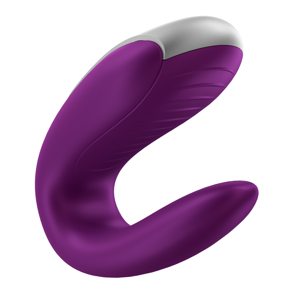 Satisfyer Double Fun Violet Telefon Kontrollü Çiftlere Özel Vibratör