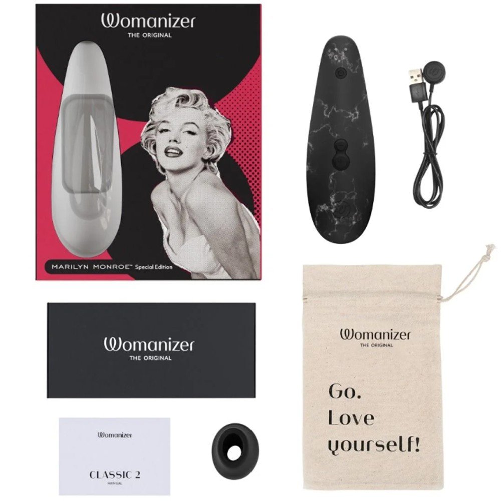 Womanizer Marılyn Monroe Classıc 2 Black Marble Özel Sürüm Klitoris Vibratör